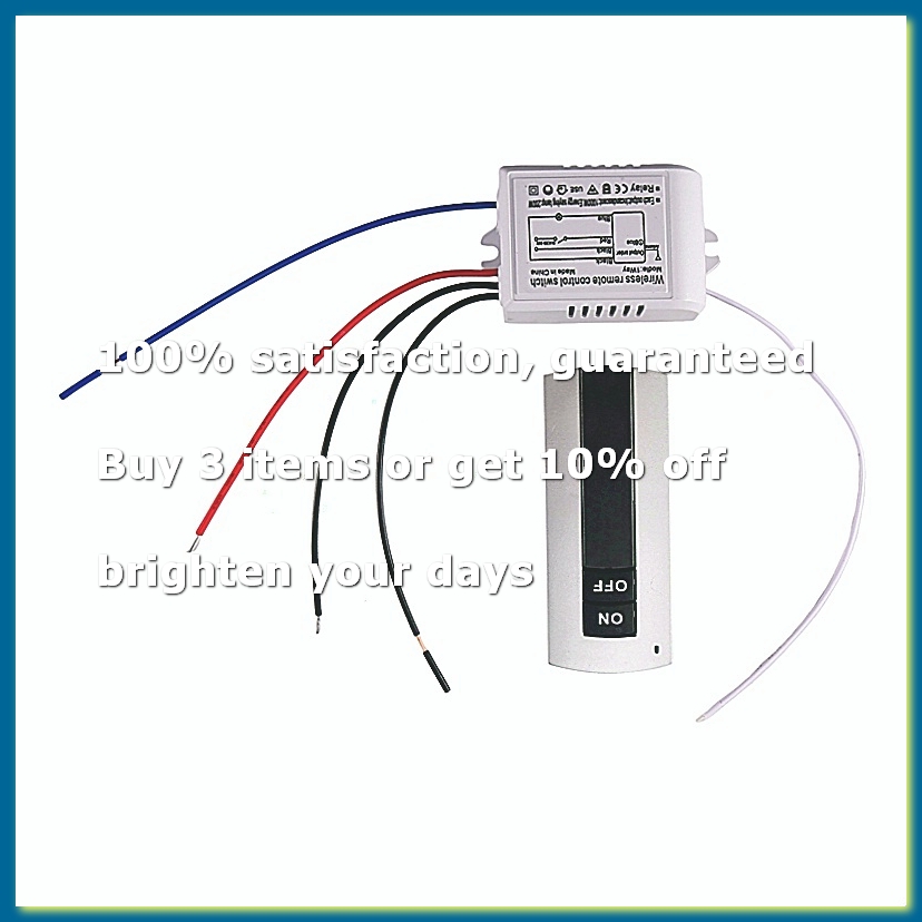 Light Switch - 1 Way ON/OFF 220V Wireless Remote