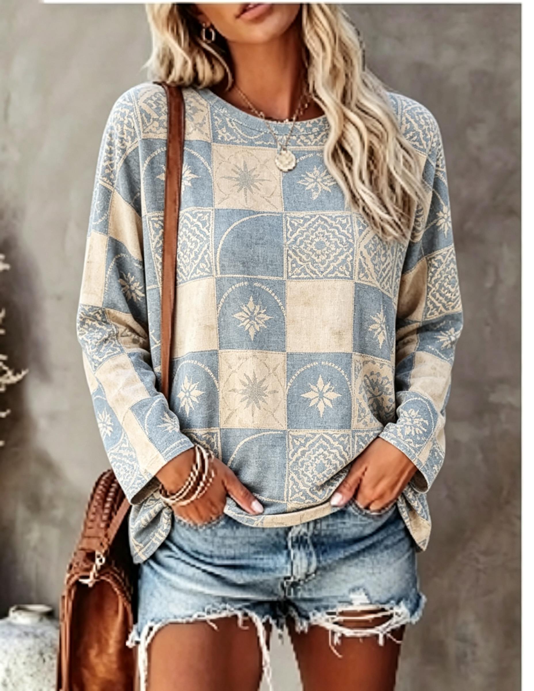 Women Long Sleeve T Shirt Gree - Wallpaper 评论和价格