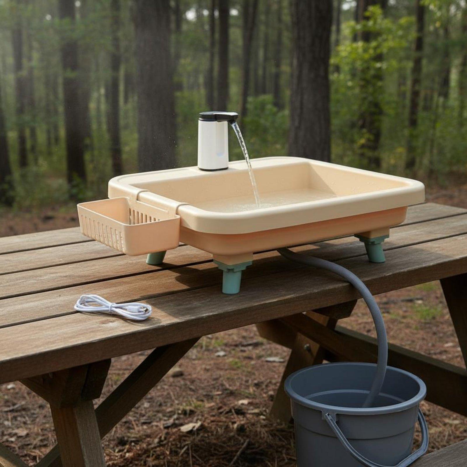Outdoor Camping Washbasin Port - Faucet 评论和价格