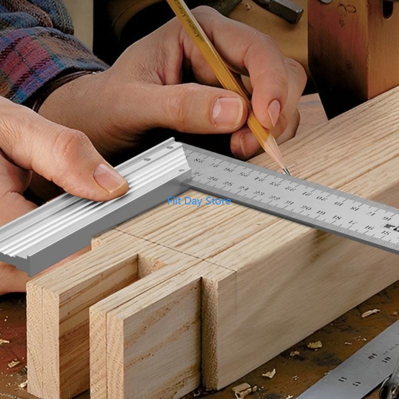F92C Aluminum Square Ruler For - Home Improvement Mark 评论和价格
