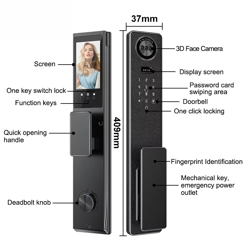 Tuya WiFi Smart Door Lock, Hom - Door Lock 评论和价格