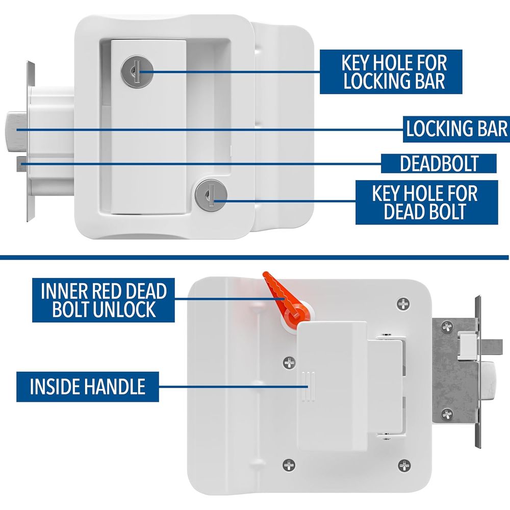 RV Door Lock Replacement with  - Door Handle 评论和价格