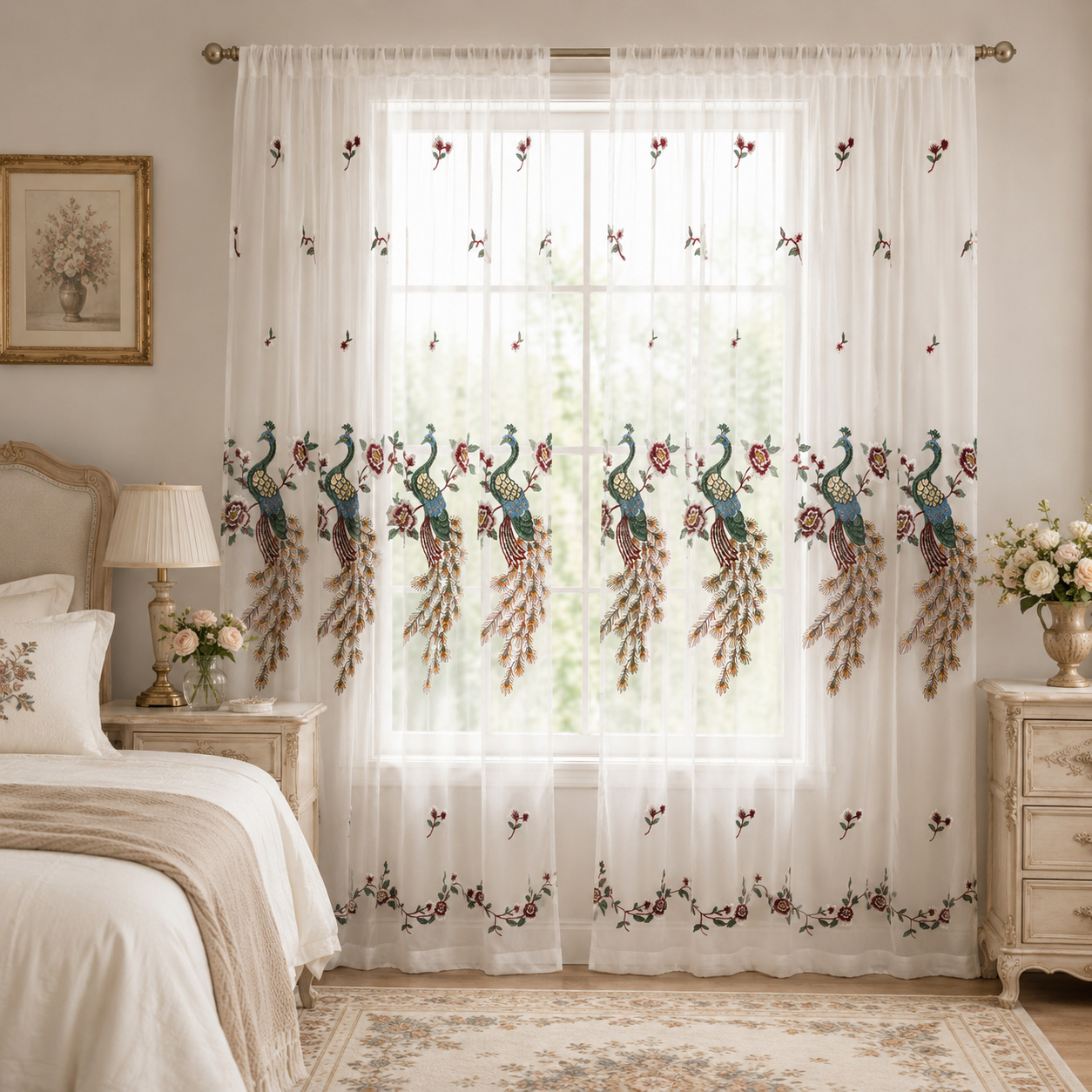 1 Piece, White Fresh Ins-Style - Curtain Rods 评论和价格