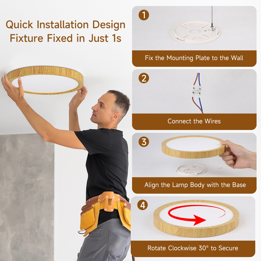 Ultra-thin Led Ceiling Light 2 - Light Switch 评论和价格