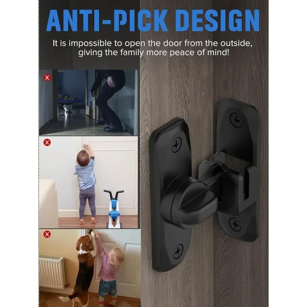 90/180 Degree Flip Barn Door L - Door Lock 评论和价格