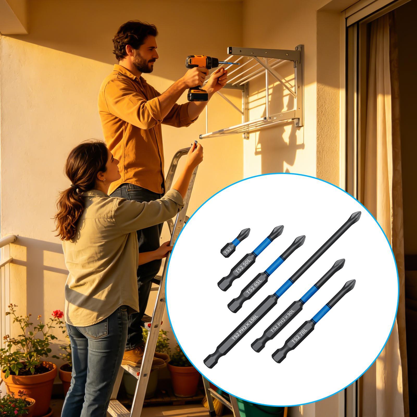Drill Screwdriver Bit Set 6-Pi - Drill Bits 评论和价格