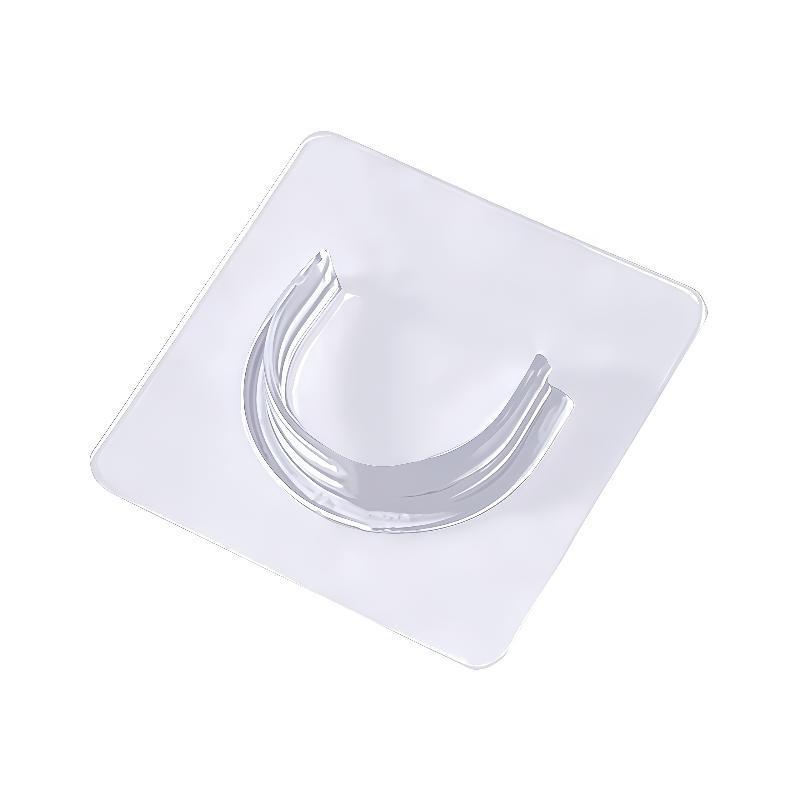 4 PCS Transparent Adhesive Cur - Curtain Rods 评论和价格