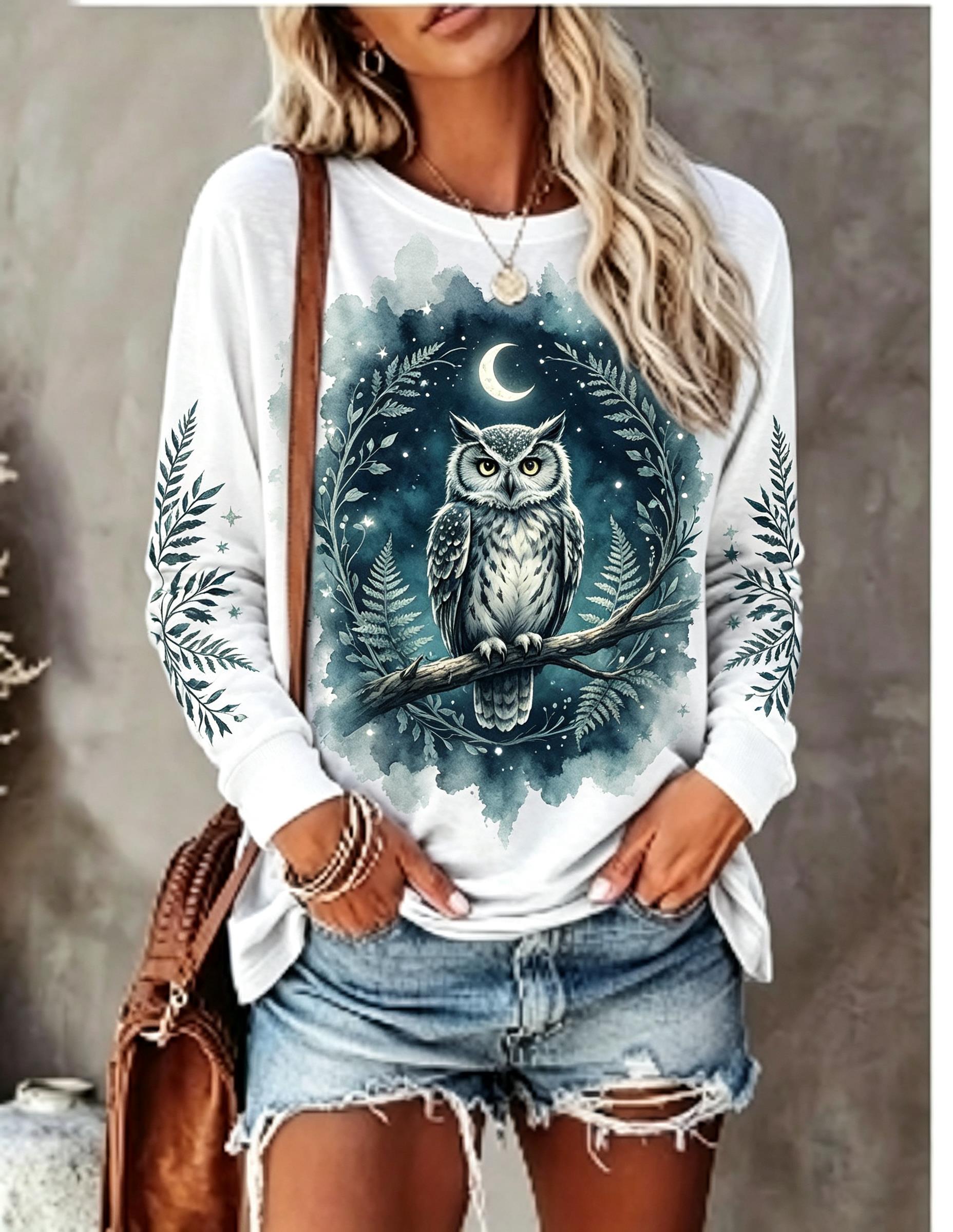 Women Long Sleeve T Shirt Howl - Wallpaper 评论和价格