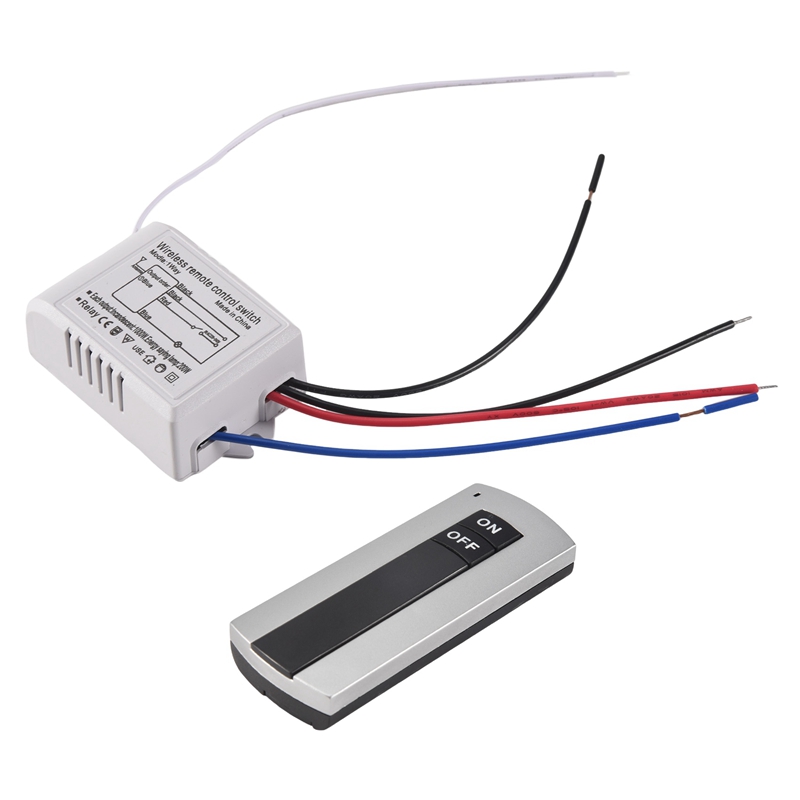 1 Way ON/OFF 220V Wireless Rem - Light Switch 评论和价格