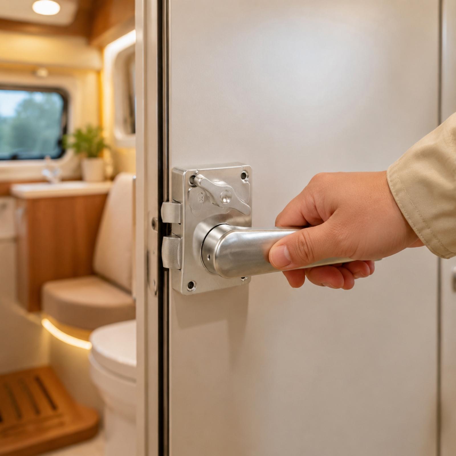 Camper Washroom Door Lock with - Door Handle 评论和价格